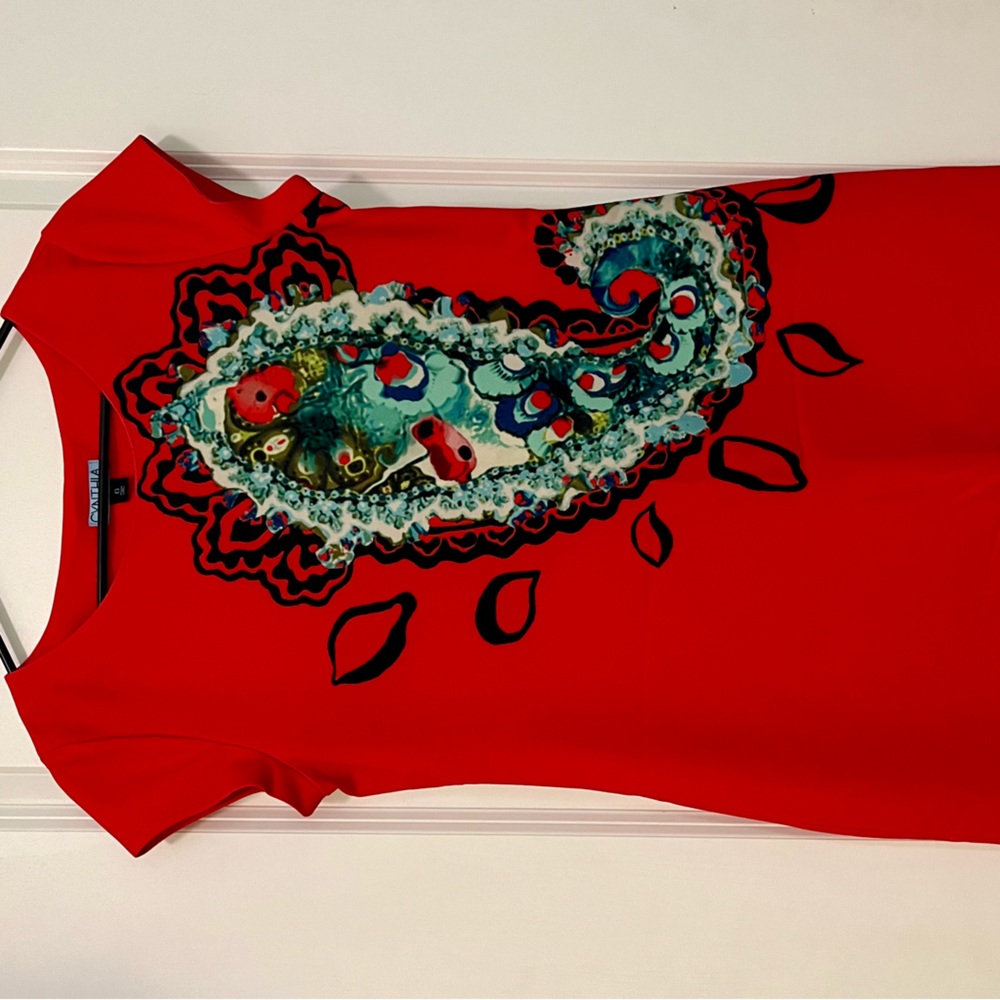 Cynthia Rowley red dress
Size: 6